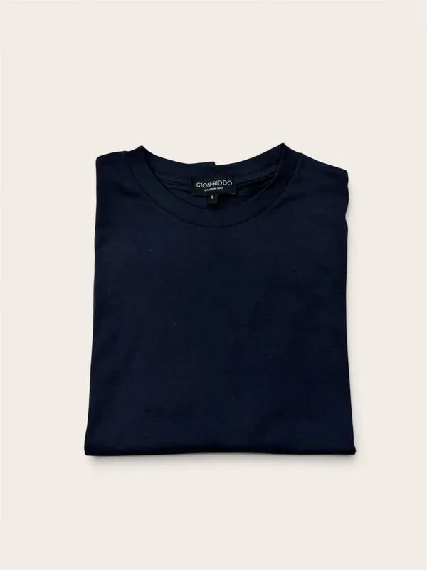 Gionfriddo Made in Italy Short Sleeve T-Shirt- Navy NAVY