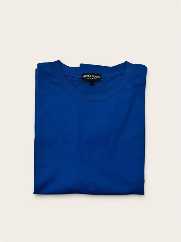 Gionfriddo Made in Italy Short Sleeve T-Shirt- Royal Blue ROYAL BLUE