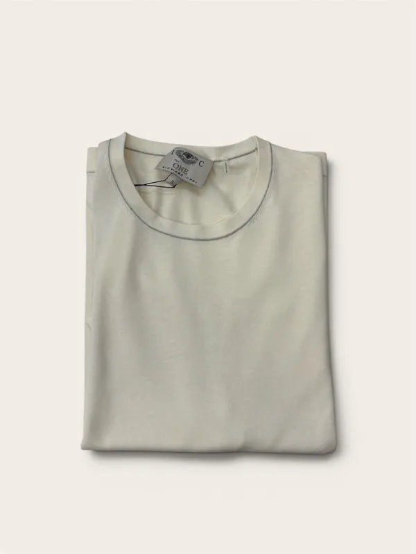Richard Choi Knit Short Sleeve- Ivory IVORY