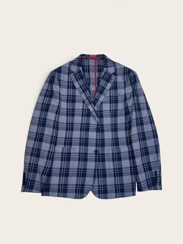 7 Downie St. Carl Sport Jacket - Blue/Grey Plaid BLUE/GREY PLAID
