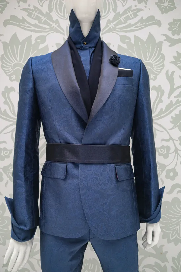 Cleofe Finati KIERKEGAARD Tuxedo Jacket- Navy NAVY