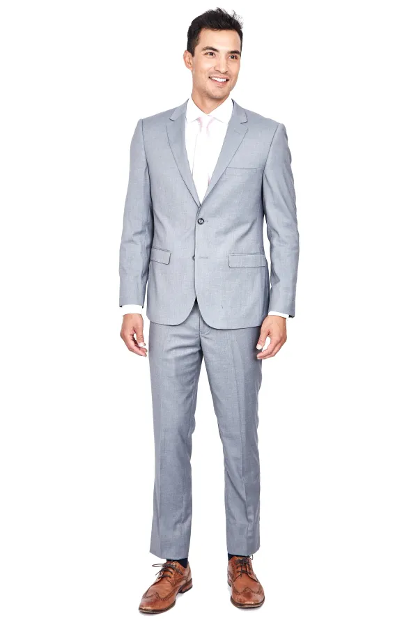 Bresciani Clothing Stretch Sportcoat- Light Gray LIGHT GRAY
