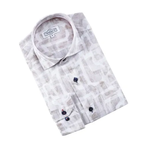 7 Downie St. Long Sleeve Button Up- Taupe TAUPE