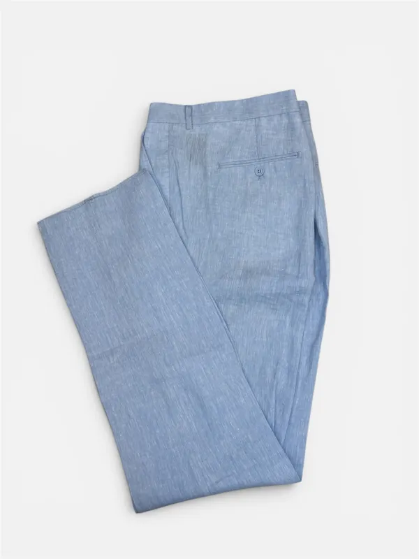 Horsens Linen Chino Pants- Light Blue LIGHT BLUE