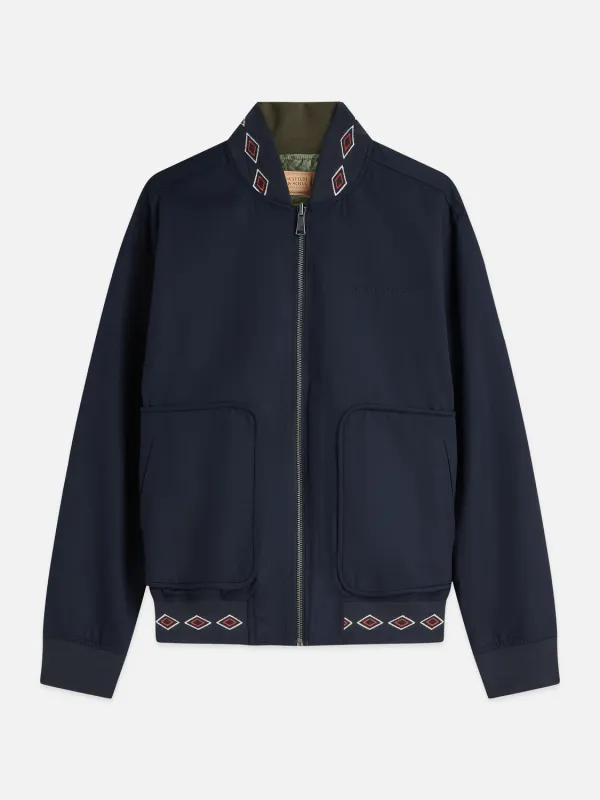 Scotch & Soda Reversible Printed Jacket- Sky Captain SKY CAPTAIN