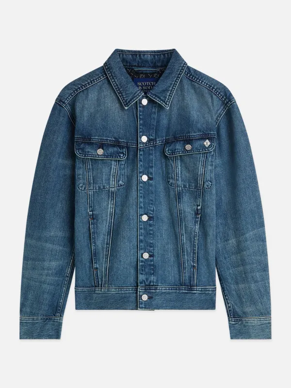 Scotch & Soda Denim Trucker Jacket- Blue BLUE
