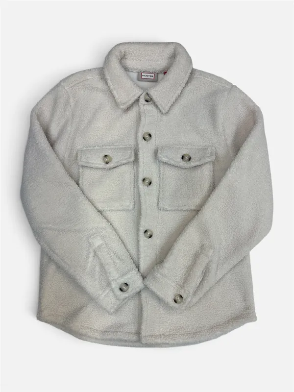 Hunter Faux Shearling Jacket- Egret EGRET