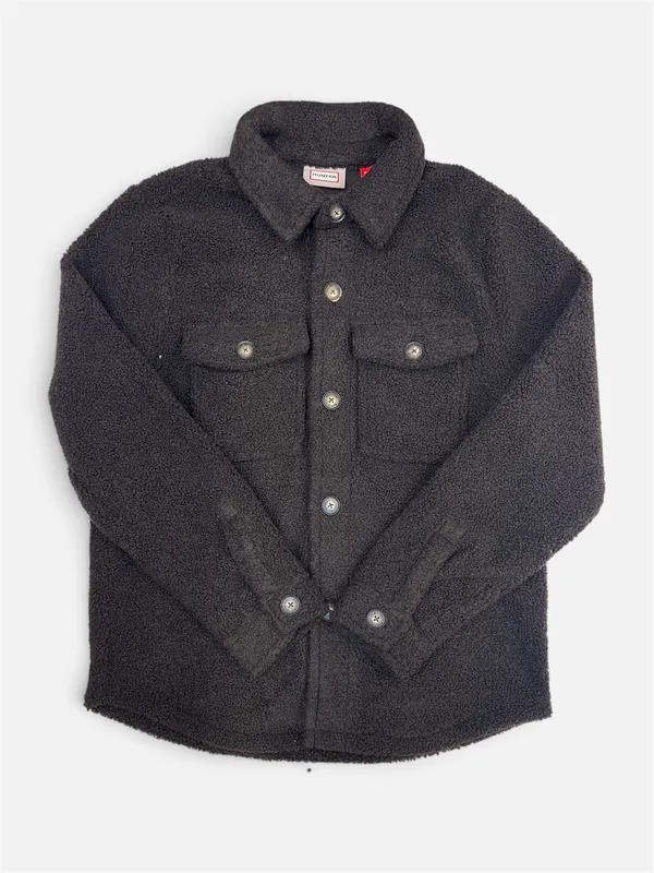 Hunter Faux Shearling Jacket- Brown BROWN