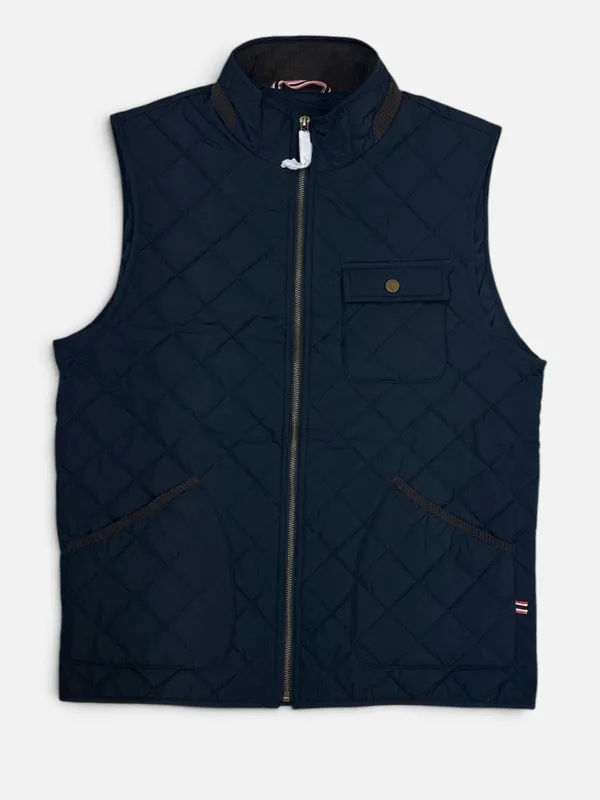 Hunter Quilted Vest- Blue BLUE