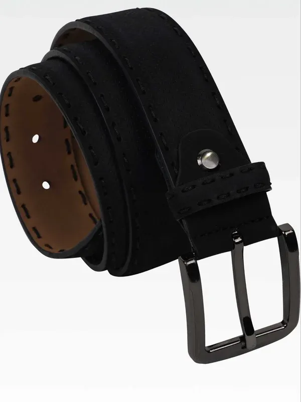7 Downie St. Pin Dot Belt- Black BLACK