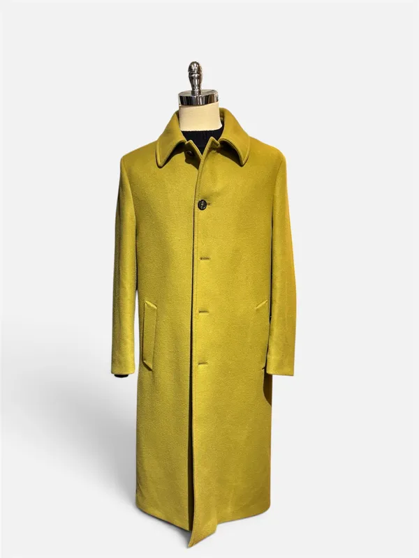 Bugatti Clothing Cashmere and Wool Blend Coat- Kiwi KIWI