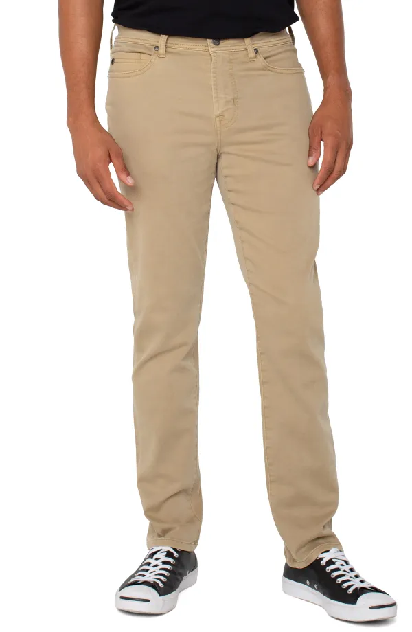 LIVERPOOL JEAN CO Kingston Modern Straight- Khaki KHAKI
