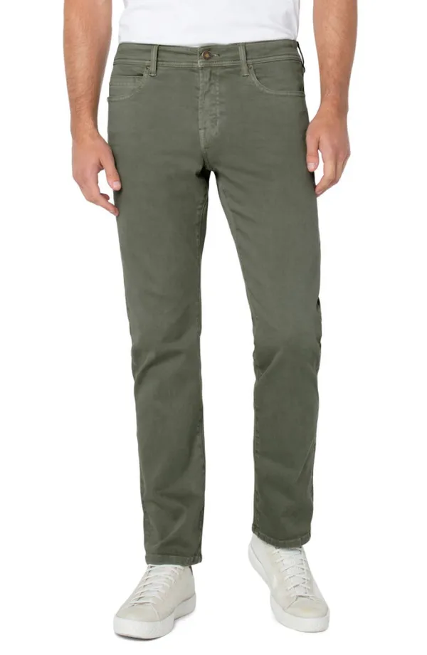 LIVERPOOL JEAN CO Kingston Modern Straight- Pewter Green PEWTER GREEN