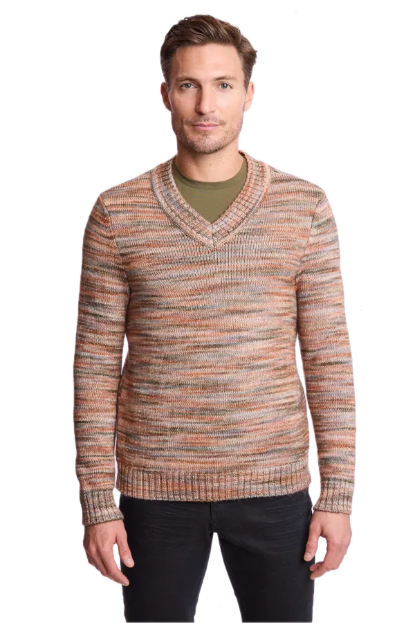 PAISLEY & GRAY V-Neck Sweater - Sage Tan Multi SAGE TAN