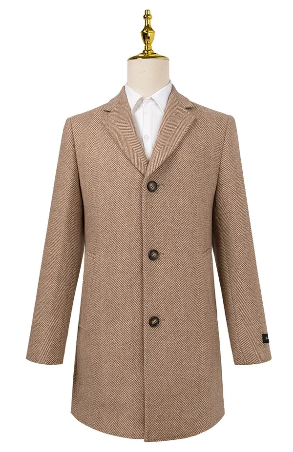 Bresciani Clothing Wool & Cashmere Overcoat - Beige Herr BEIGE HERR