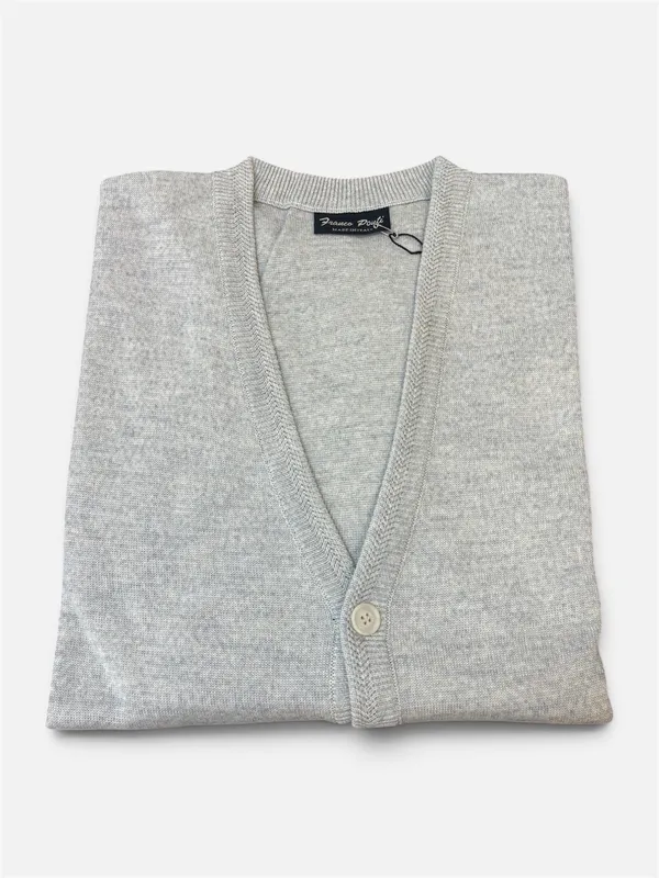 Gionfriddo Made in Italy Italian Merino Blend Cardigan- Shadow SHADOW