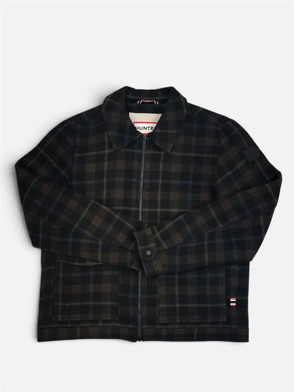 Hunter Flannel Jacket- Black BLACK