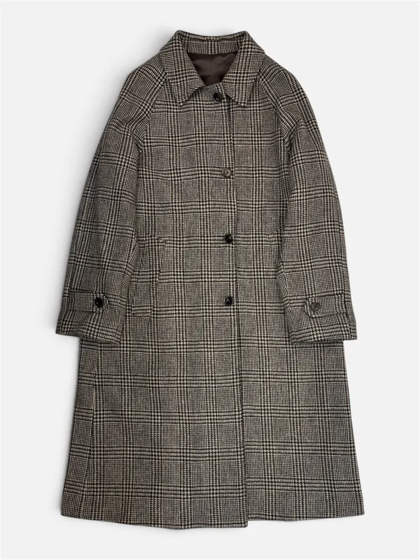 Richard Choi Wool TopCoat- Prince of Wales Check PRINCE OF WALES CHK
