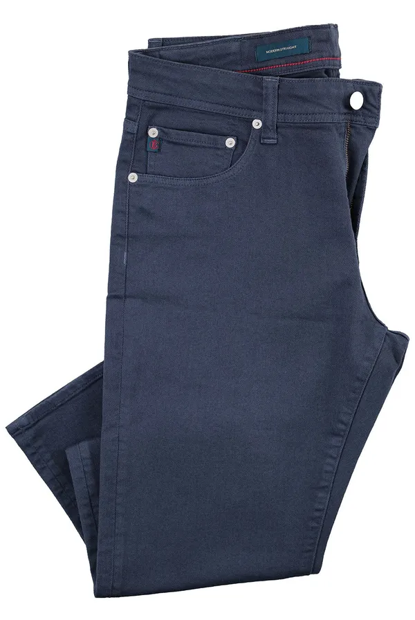 BALLIN Old Dye Denim Pants- Navy NAVY