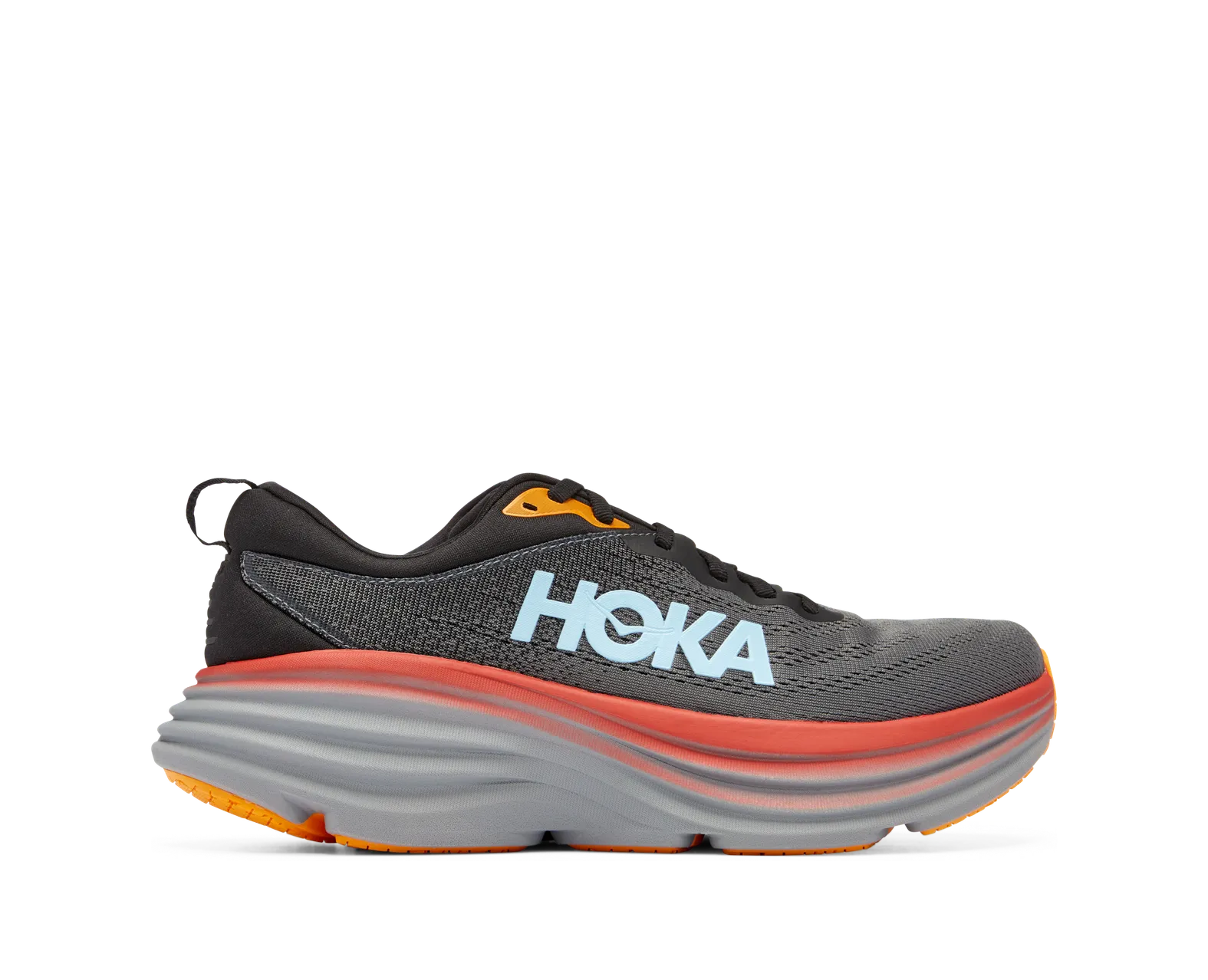 HOKA Men's BONDI 8 1123202 ACTL Gray/Orange
