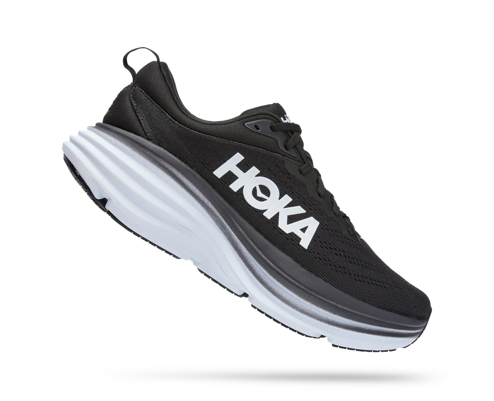 Hoka Men's BONDI 8 BWHT Black/White