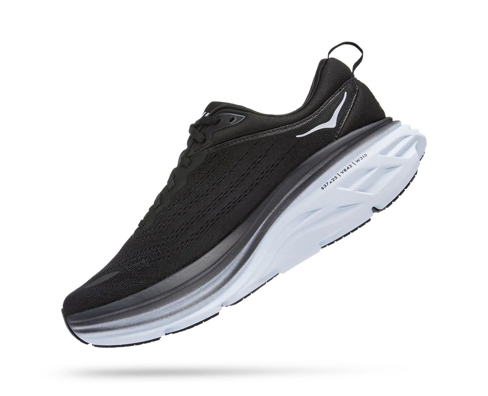 Hoka Men's BONDI 8 BWHT Black/White