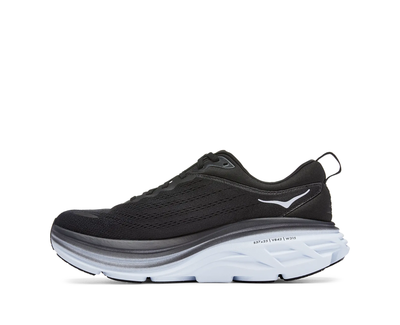 Hoka Men's BONDI 8 BWHT Black/White