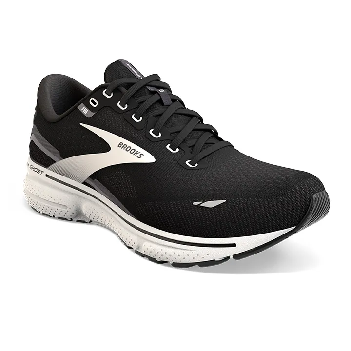 Brooks Ghost 15 Black Running Shoe with Black & White Patterned Midsole Amazon.com | Brooks Women main image 4