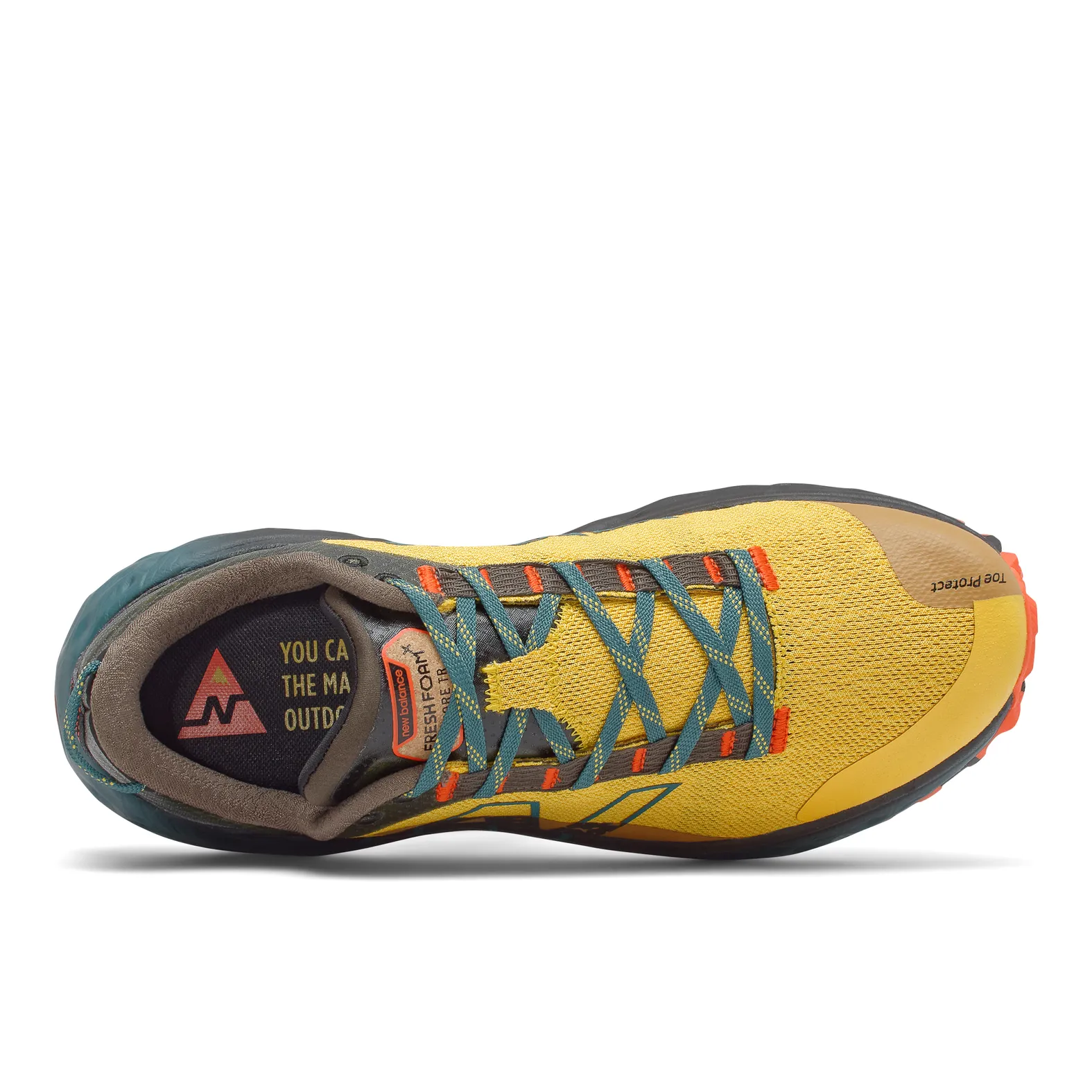 New Balance Fresh Foam More Trail Harvest Gold Mountain Teal 8.5 Wide MTMORLH2 Road Trail Run: New Balance Fresh Foam More Trail v2 Multi  main image 4