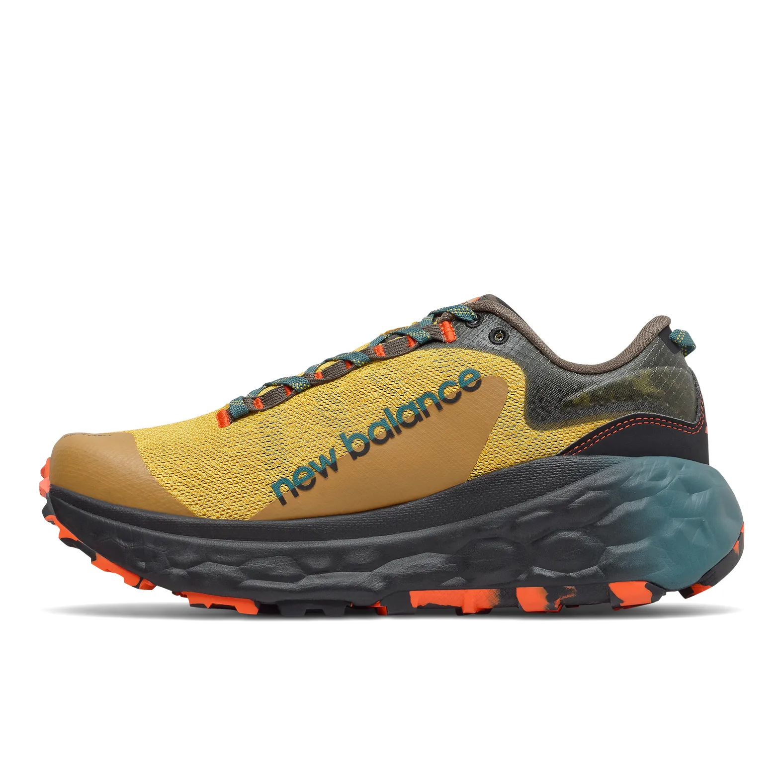 New Balance Fresh Foam More Trail Harvest Gold Mountain Teal 8.5 Wide MTMORLH2 Road Trail Run: New Balance Fresh Foam More Trail v2 Multi  main image 3