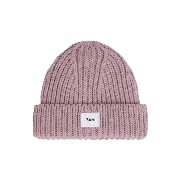7AM ENFANT Baby Chunky Beanie ASH ROSE