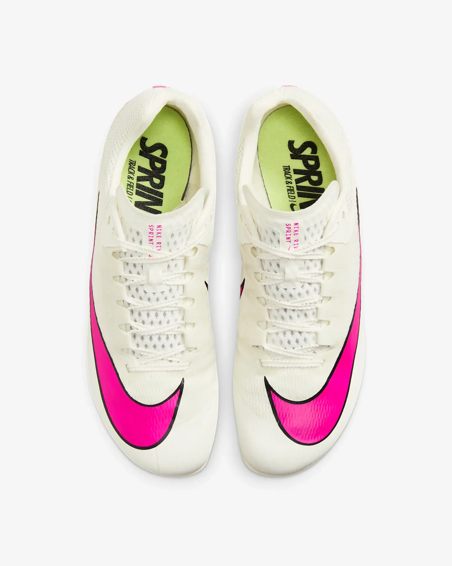 Nike Rival Sprint Spikes - White/Pink display picture 1