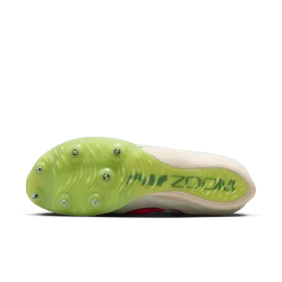 Nike ZoomX Dragonfly Unisex - Scarpe Da Corsa In Pista Leggere, Per Gare 1500m-10000m (Sail/Fierce Pink-LT Lemon Twist)
