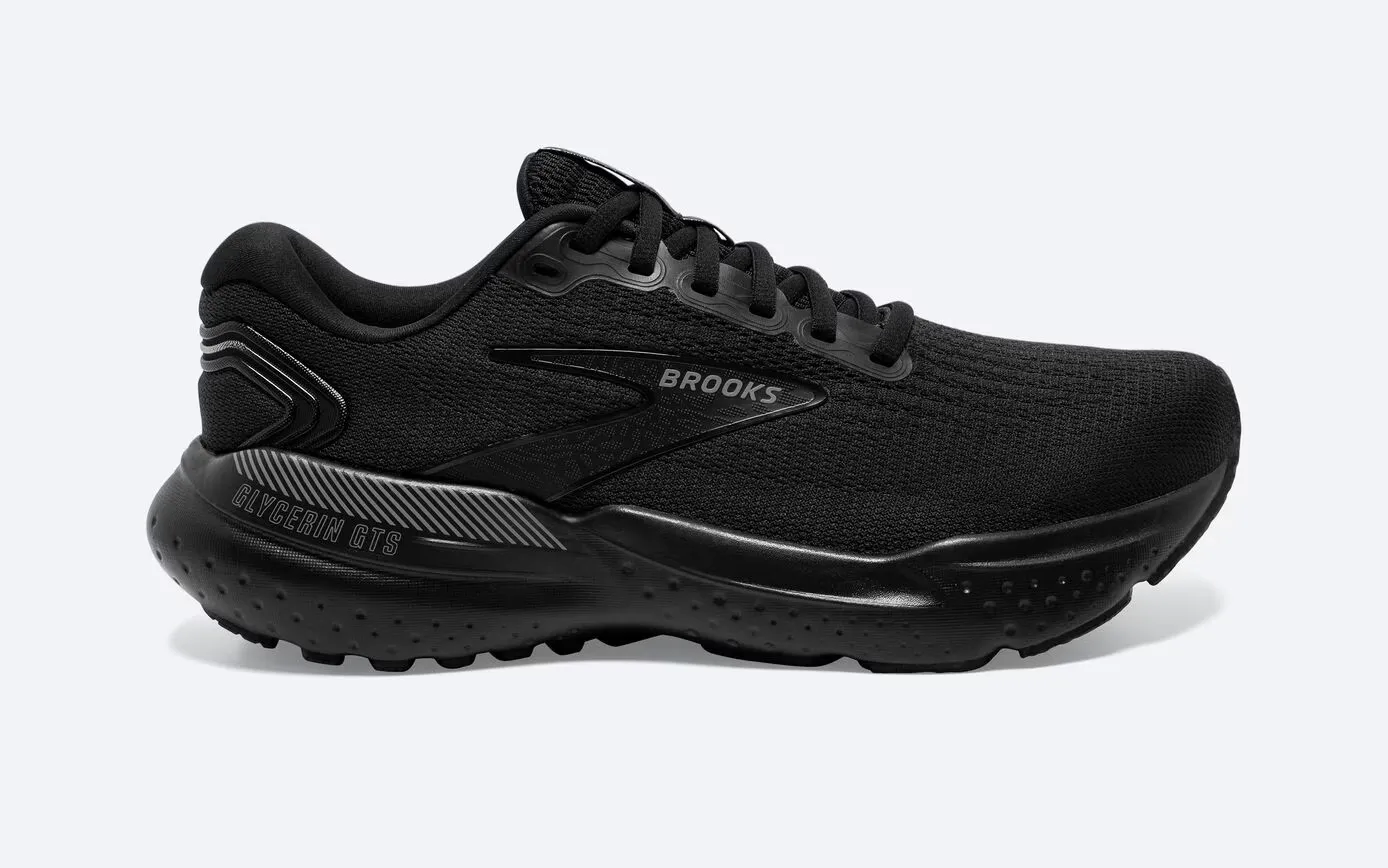 Brooks Women's Glycerin GTS 21 Wide 020 Black/Black/Ebony