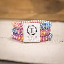 Teleties Wholesale Hair Ties Small Eat Glitter for Breakfast