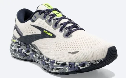 BROOKS W. GHOST 15 WHISPER WHITE/ECLIPSE/NIGHTLIFE