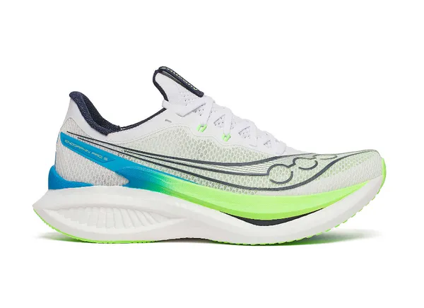 Saucony Men's Endorphin Pro 5 White/Slime-151