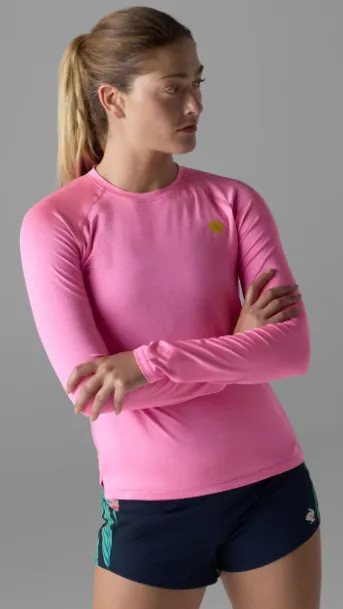 Rabbit Apparel EZ TEE LS SUGAR PLUM