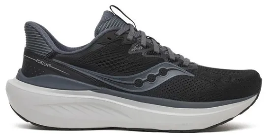 Saucony Women's Echelon 11 EXTRA WIDE Black/White