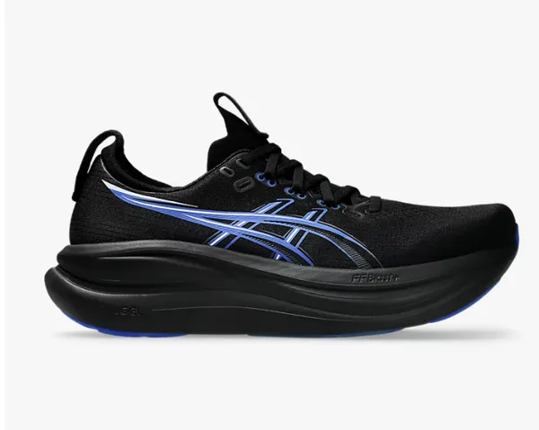 Asics Men's Gel-Nimbus 28 BLACK/NEON BLUE