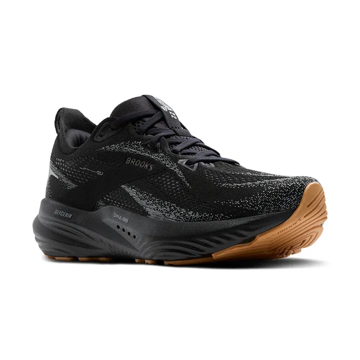 Brooks Men's Glycerin 22 Black/Primer Gray/Biscuit