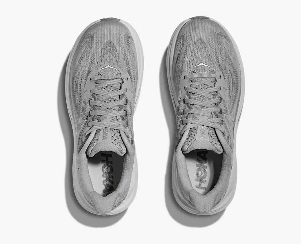 Hoka Women's Clifton 10 wide SYRG-STELLAR GREY / GALACTIC GREY