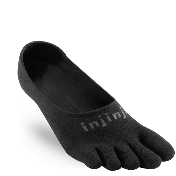 Injinji Socks SPORT LIGHTWEIGHT HIDDEN BLACK