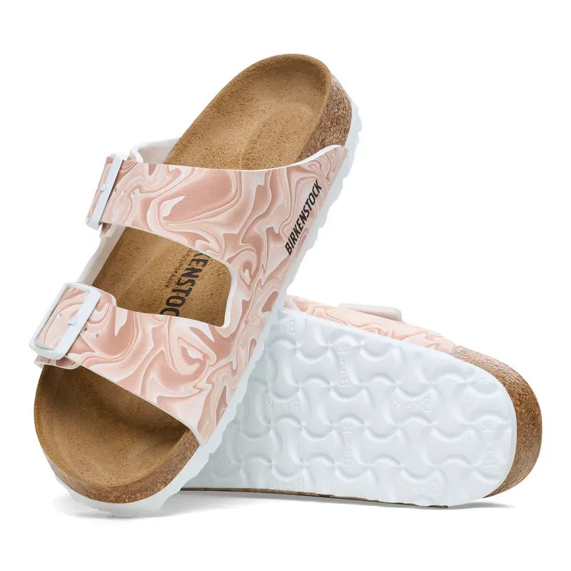 未使用BIRKENSTOCK ARIZONA BIRKO FLOR NARROW Birkenstock Arizona Birko-Flor (Narrow Width) New Beige