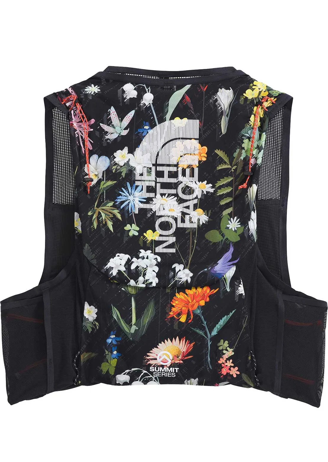 The North Face SUMMIT RUN VEST 10 TNF Black Alpine Floral Print-GIO