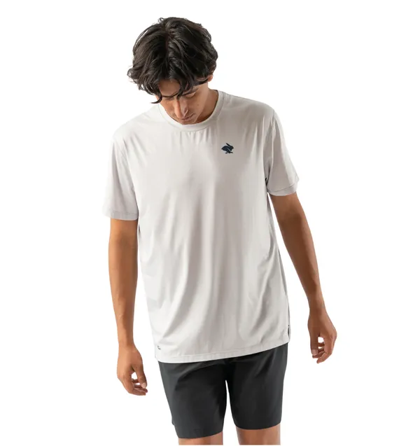 RABBIT Men's Rabbit UPF Tee SS Quiet Grey