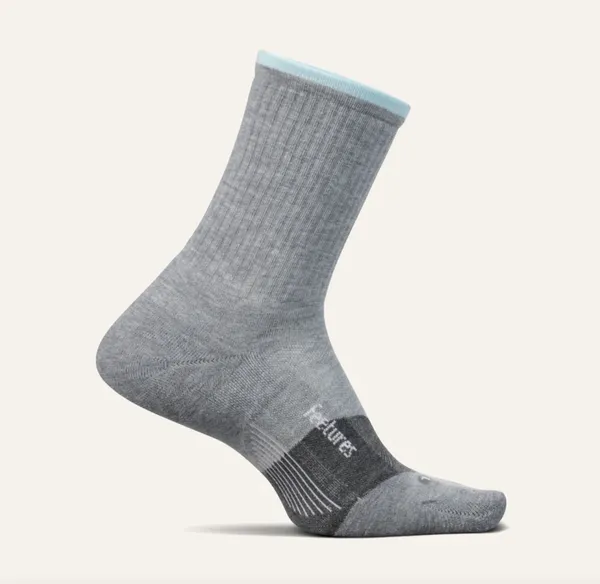 Feetures Feetures Trail Max Cushion Mini Crew Mountain High Cream
