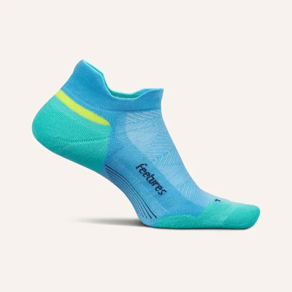 Feetures Elite No Show Tab - Max Cushion Arctic Blue