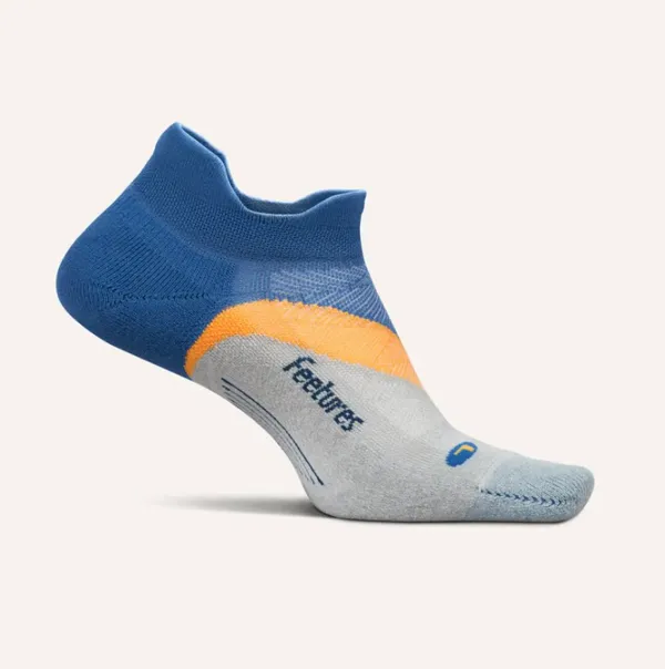 Feetures Elite No Show Tab - Light Cushion Rally Blue