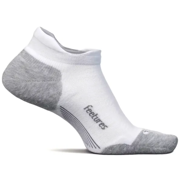 Feetures Elite No Show Tab - Max Cushion White